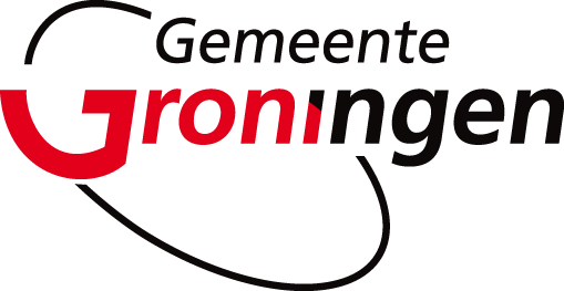 Logo gemeente Groningen rood zwart 0